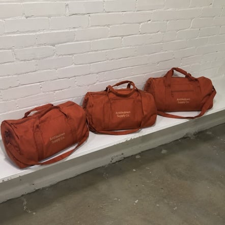 Custom printed gym bags in bulk