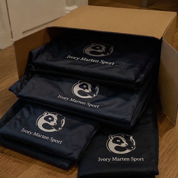 Gym bags with logo — customer photo