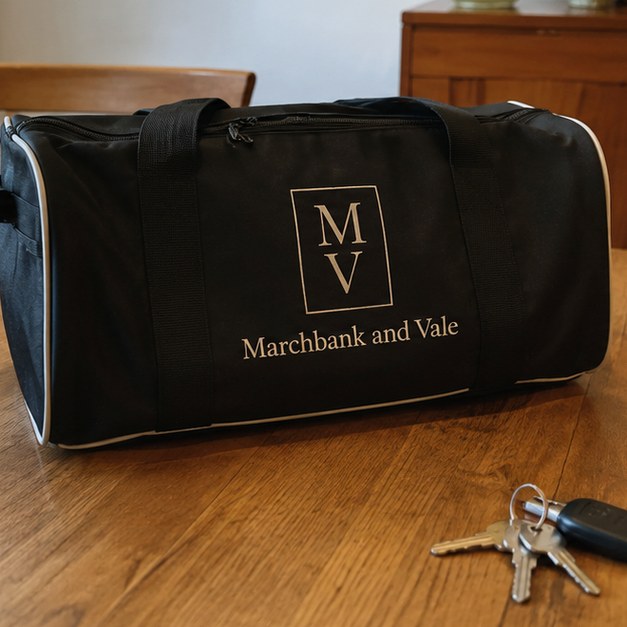 Personalized gym bags — customer photo