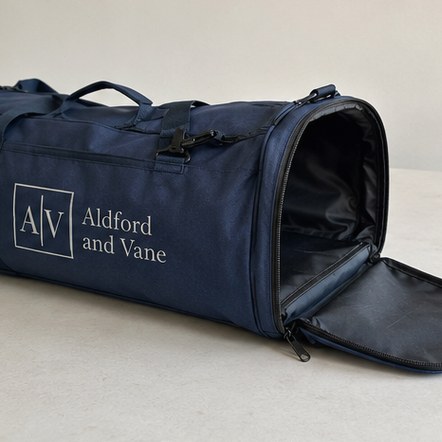 Shoe-Compartment Gym Bags with custom branding